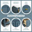 Ensemble de meuble-lavabo simple autoportant avec 5 tiroirs-1646654796