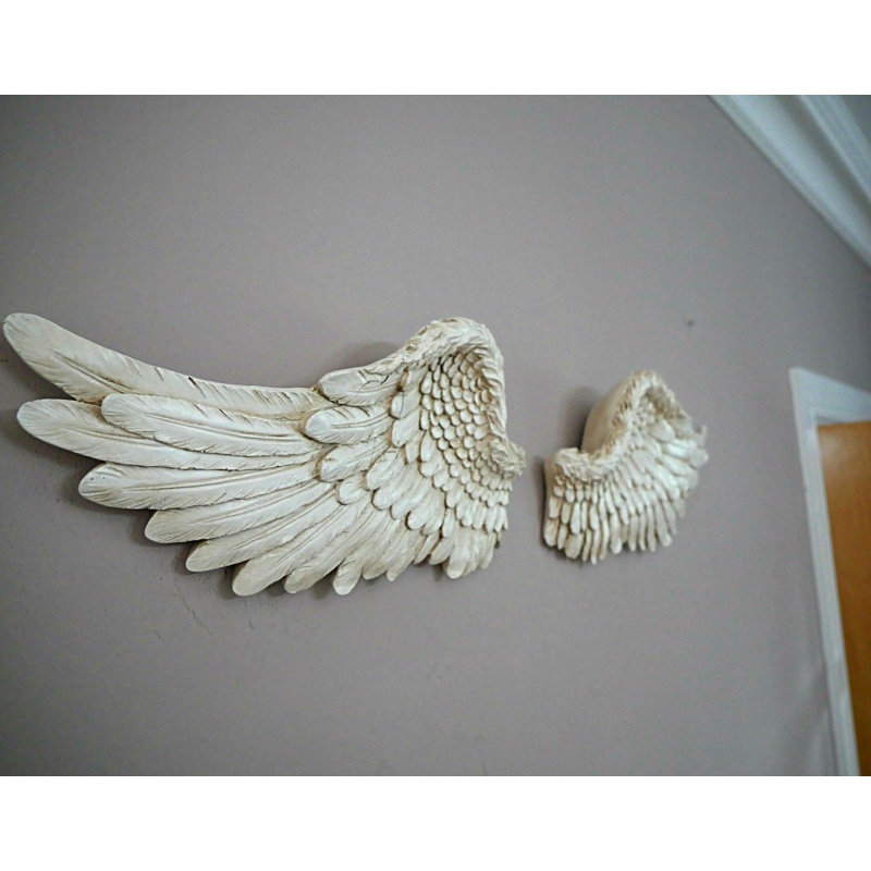 Daisy Religious & Spiritual Figurines & Sculptures, White, 10cm H x 22cm W x 2.5cm D