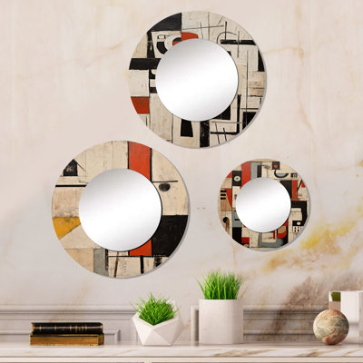 Kapelle Metal Round Mirror