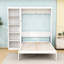 Lit escamotable en bois avec tablettes multifonctionnelles-987222059-987222056