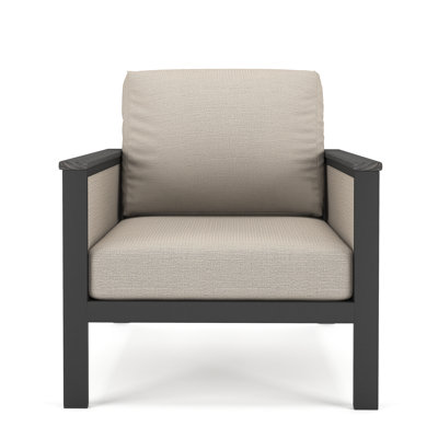Townsend Metal Outdoor Lounge Chair with Sunbrella Cushions by Birch Lane