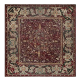 Agra One-of-a-Kind Rectangle 14'2" X 14'5" Hand Knotted Area Rug