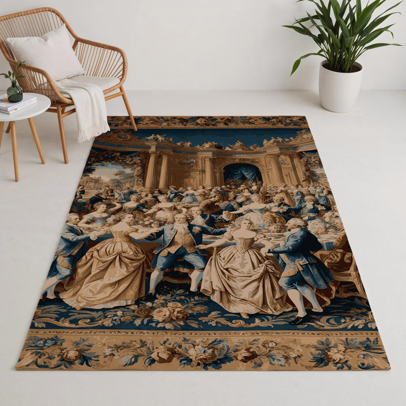 Tapis d'intérieur et d'extérieur gris français, Rectangle 9 pi x 12 pi
