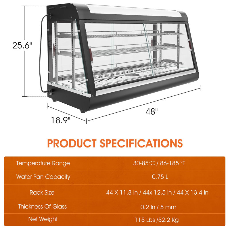Accessoire de buffet pour vitrine en acier inoxydable Anpuce