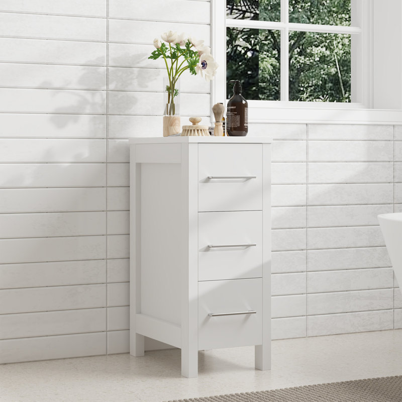 Meuble-lavabo 12 po , Blanc
