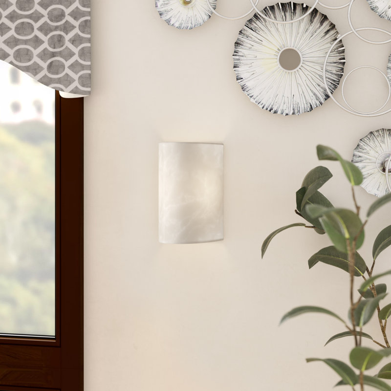 Applique murale beige / crème Ainka 1, H 9,25 po x l 6 po x P 6 po