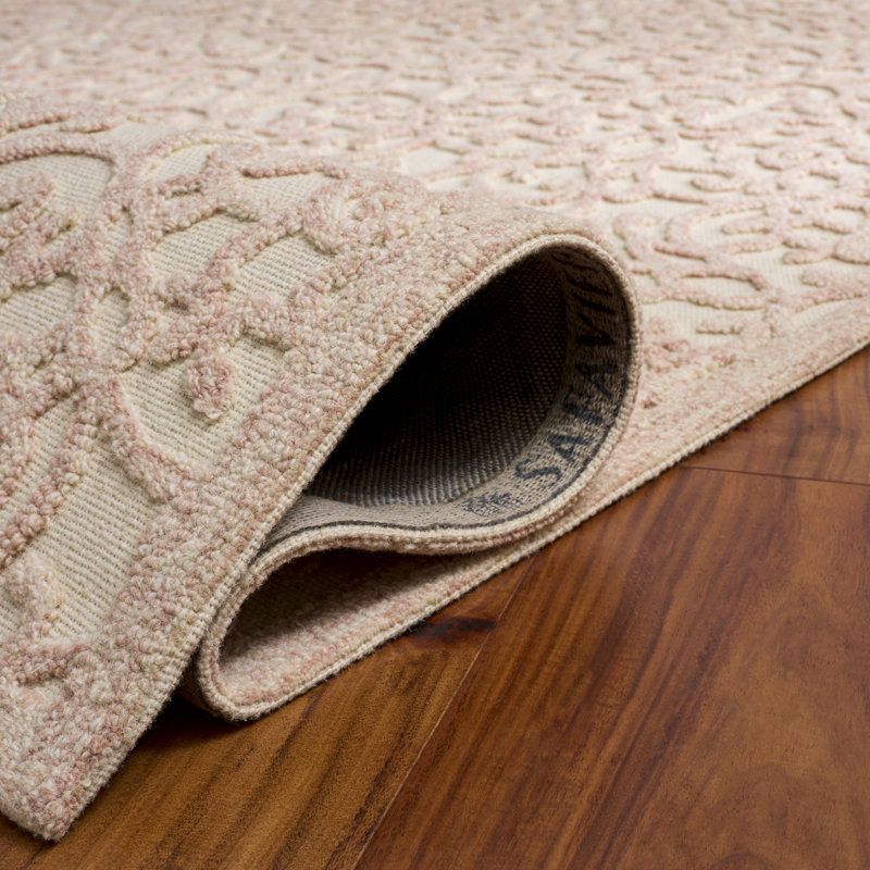Martha Stewart Hand Tufted Wool And Cotton With Latex Rug, Rectangle 4' x 6'