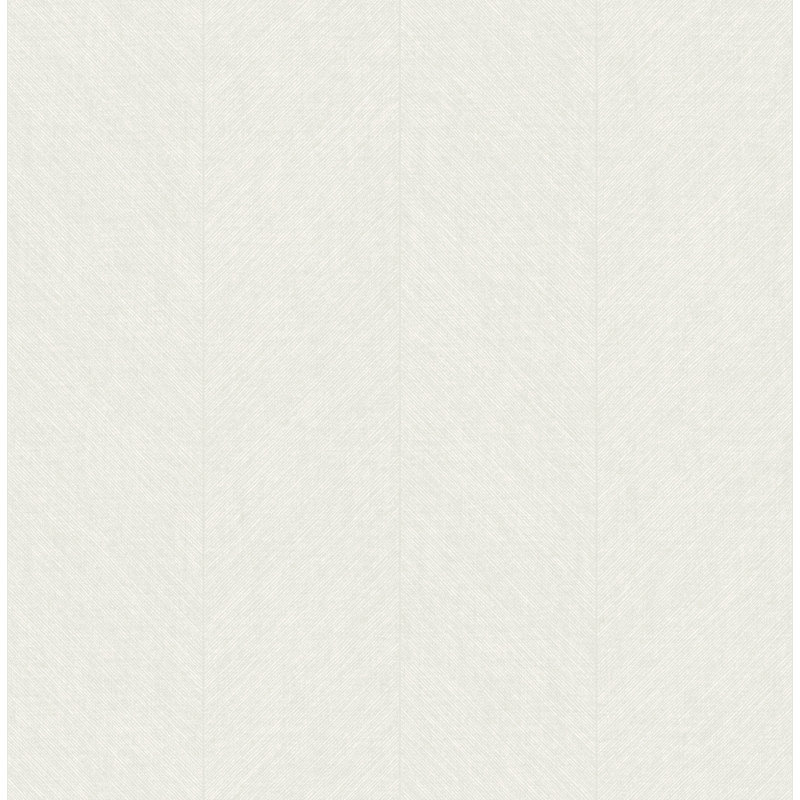 Kallam Pearl Chevron Wallpaper, White