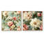 Montreuil - Ensemble de 2 collages floraux carrés-101845301-101845302