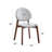 Hadasa Walnut & Light Gray Finish 5Pcs Dining Room Set