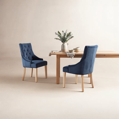 Tufted Solid Wood Dining Chairs