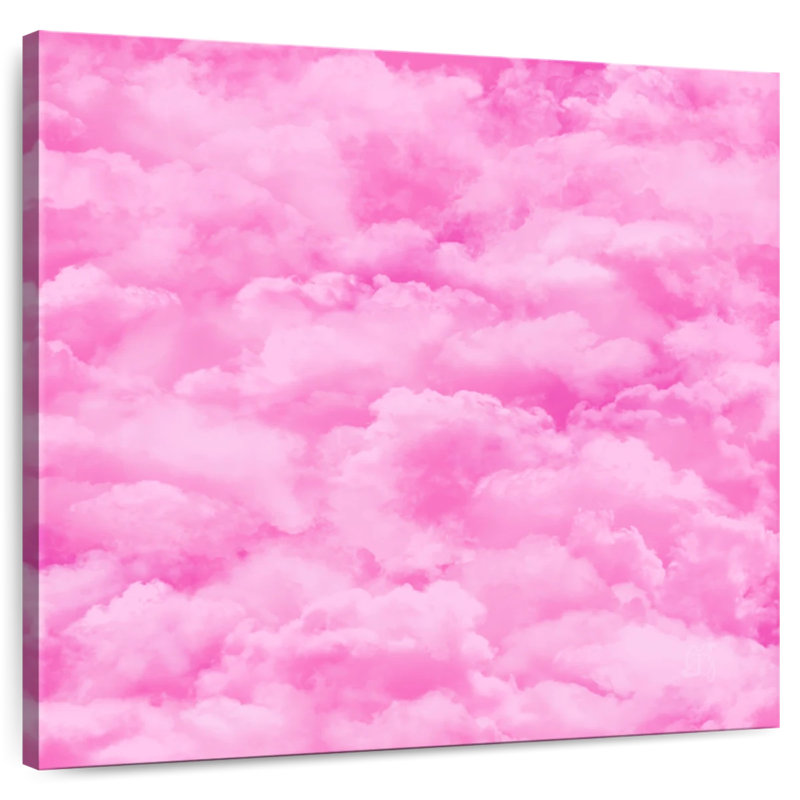 Arney Pink Sky Clouds, 36" H x 36" W