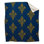 Gold Damask Pattern Blankets