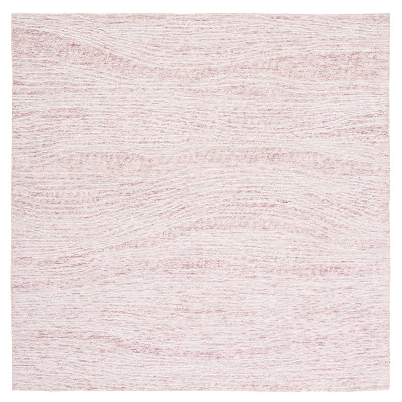 Abstract Wool Hand Tufted Area Rug, Square 183 cm