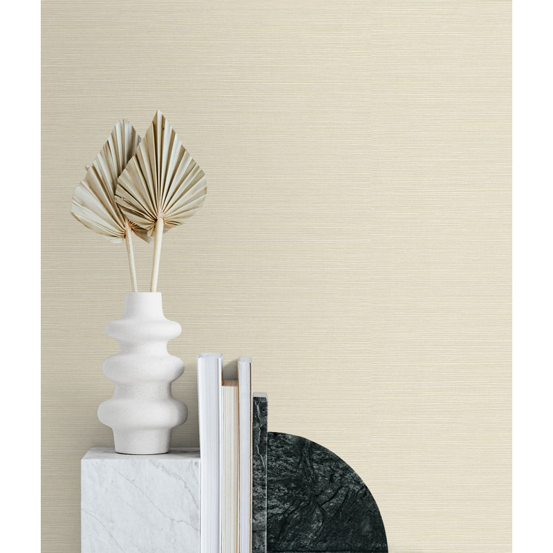 Vinyl Peel & Stick Wallpaper Roll, Sand Dollar