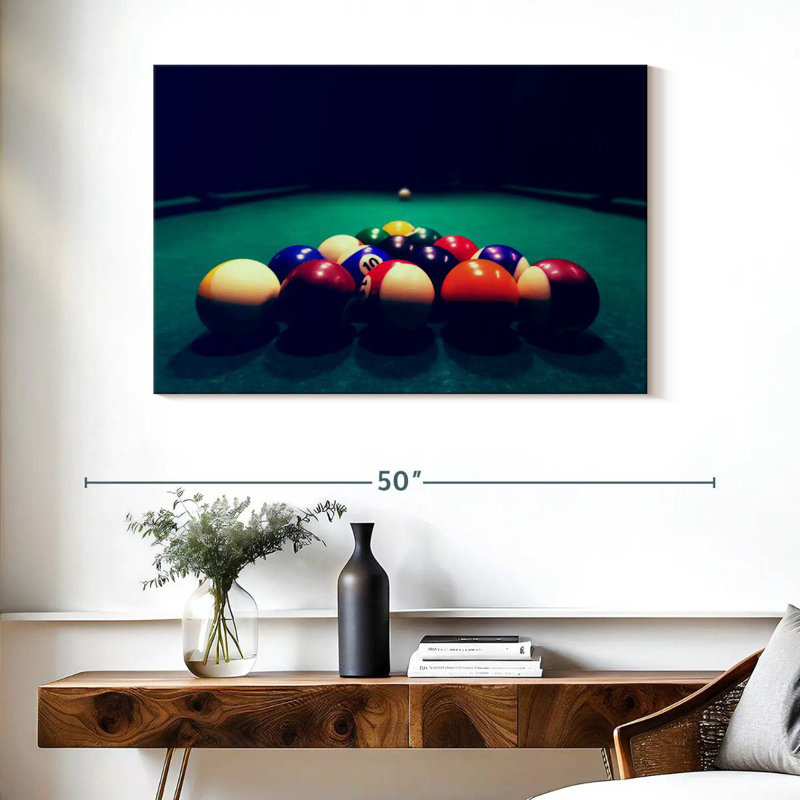 Senne Billiard Balls, 26" H x 39" W