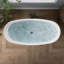 Baignoire autoportante en acrylique 66 po