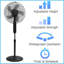 Technical Pro Wifi Enabled 16 Inch Standing Fan With Oscillating Feature And Compatible With Amazon Alexa/google Home Voice Control Smart Home (black)-60503552