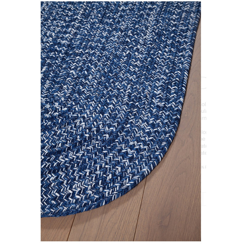 Flatweave Area Rug, Oval 60 x 120cm