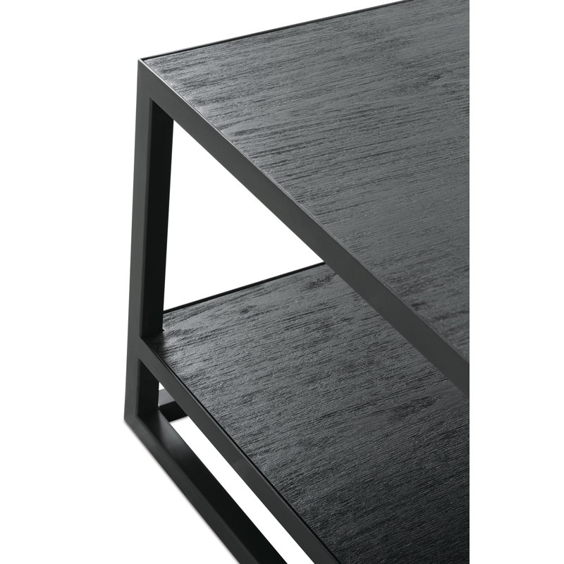 Bartola Rectangle Cocktail Table, Black, 16" H x 47" L x 36" W