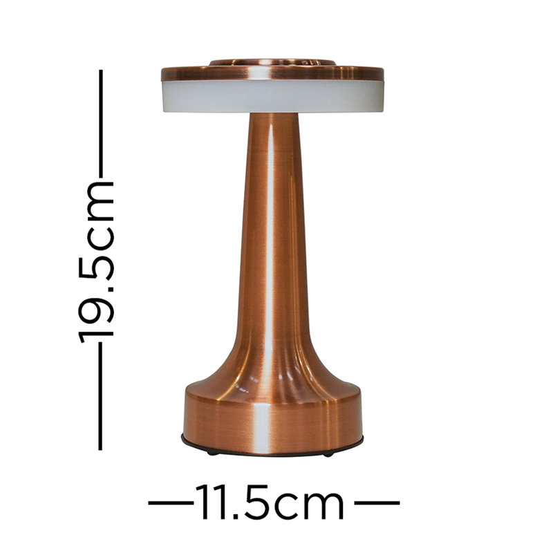 Moncayo 19.5cm Battery Powered Integrated LED Outdoor Table Lamp