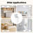 16L/4.23 Gallon Automatic Touchless Trash Can with Lid