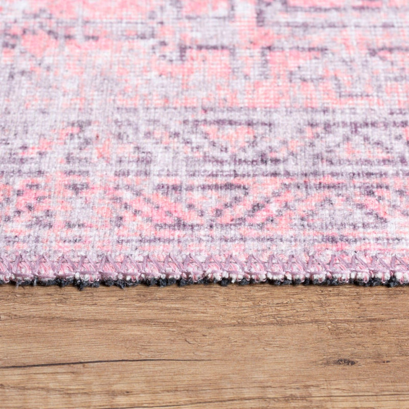Premium Machine Washable Carpet, 4.6 x 6.2 Feet, 100% Polyester, 1850 g/m² | Pile Height: 0.2 Inches | Eco-Friendly Recycled Poly Cotton Underside | Perfect for Living Room, Bedroom, and High-Traffic Areas