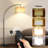 Heinzdieter 68.11'' Dimmable Arched/Arc Floor Lamp with Remote-131673320