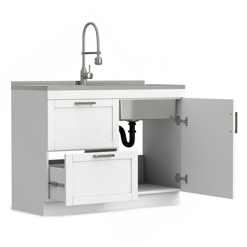 Évier et armoire à lessive 46 pouces