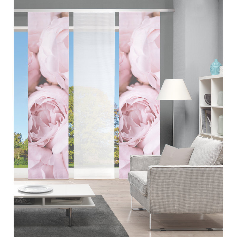 Peart Semi Sheer Curtain Panel Pair