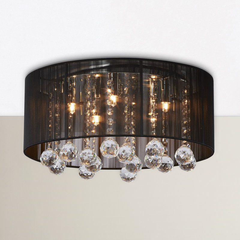 Plafonnier encastré 5 lumières 17 po Dement