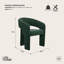 Alba Velvet Upholstered Back Dining Chair-802611154