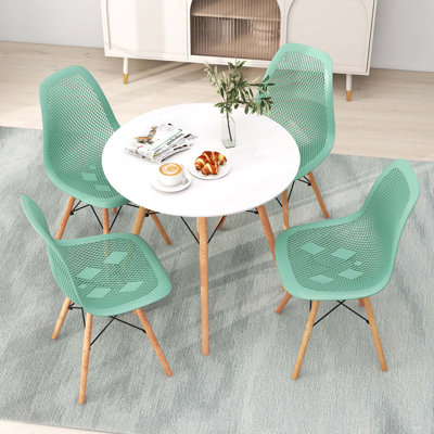 Kayshon 4 - Person Four Leg Dining Set