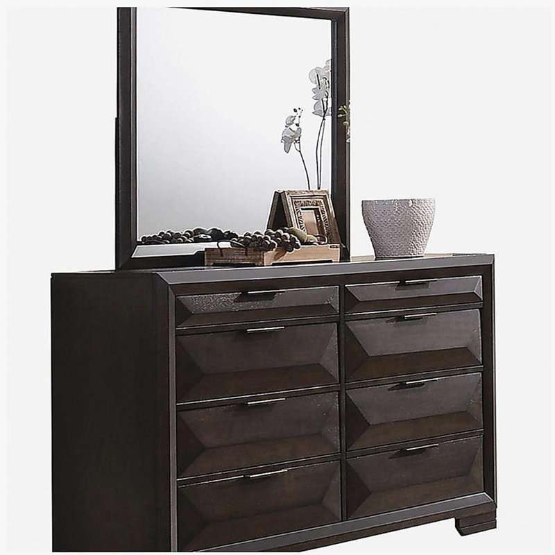 Merveille Coffee Brown Painted Mirror