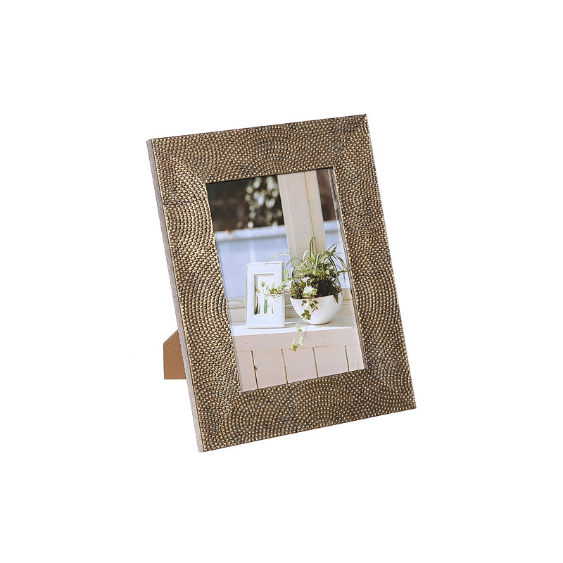 Ih Casadecor Picture Frame - Set of 2, Gold, 5" x 7"