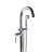 Floor Mounted Freestanding Single Handle Tub Filler Faucet Neptune - Chrome-56785726-55866332