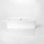 Lavabo de salle de bain rectangulaire en céramique pour bateau
