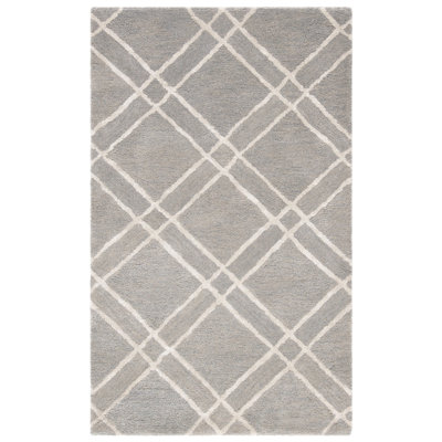 Milroy Hand Tufted Wool Geometric Rug