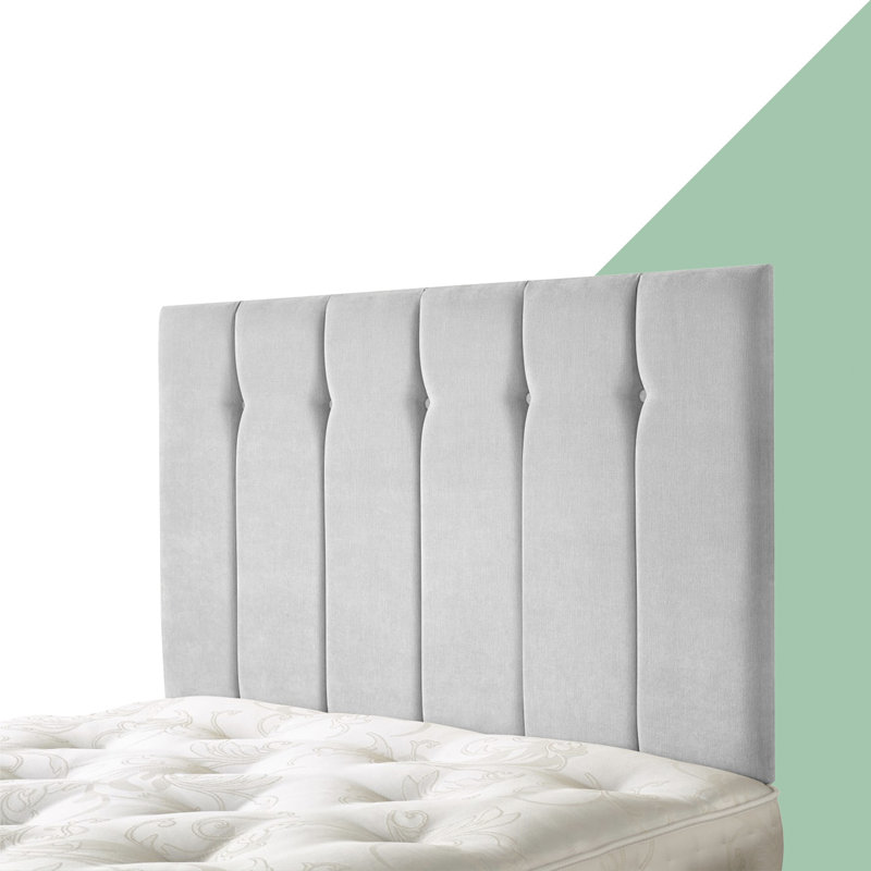 Pihu Upholstered Headboard, Single (3'), Silver