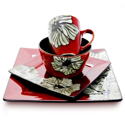 Munich Piece Stoneware Dinnerware Set - Service for 4