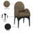 Waldorf Fabric Arm Chair Dining Chair-891104655-891104649