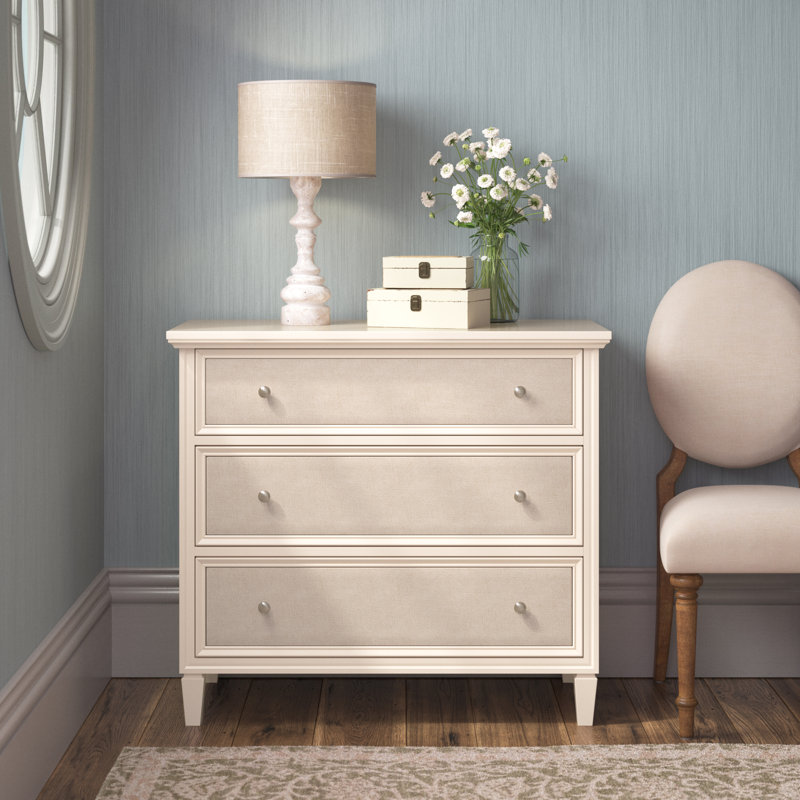 Kaneshiro Solid Wood 39 " W 3 - Drawer Dresser
