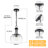 1- Light Modern Clear Glass Dome Pendant Light -560077160