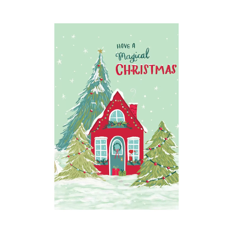 Magical Christmas VI by Amanda Mcgee - Wrapped Canvas Print, 66.04 cm H x 45.72 cm W