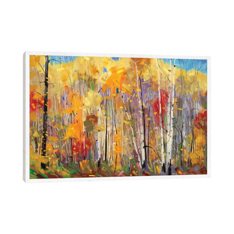 Disco by Graham Forsythe - Wrapped Canvas Painting, 66.04 cm H x 45.72 cm W, White Floater Framed