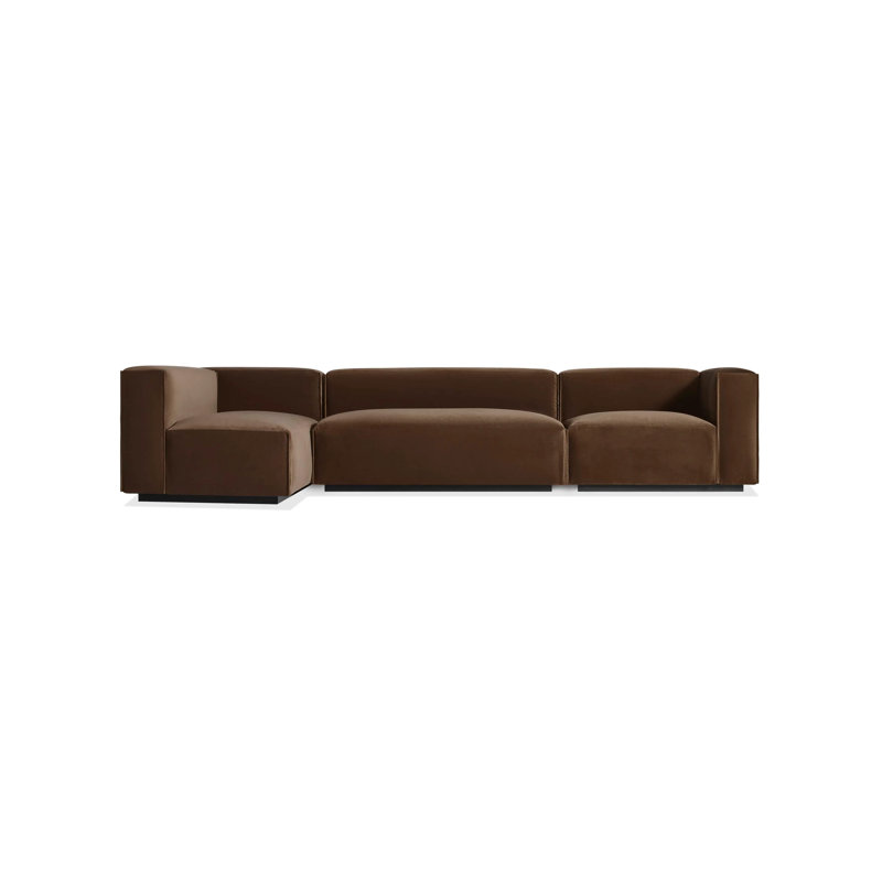 Cleon Modular Sectional, Maharam Mode in Clavicle 100% Polyester, Left Hand Facing