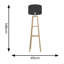Ernstville 148cm Traditional Floor Lamp-1570559487