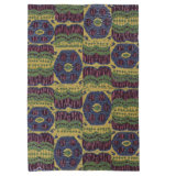 Flatweave Wool Ikat Area Rug in Multi