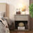 Fluted bedside table with drawer storage-109956012