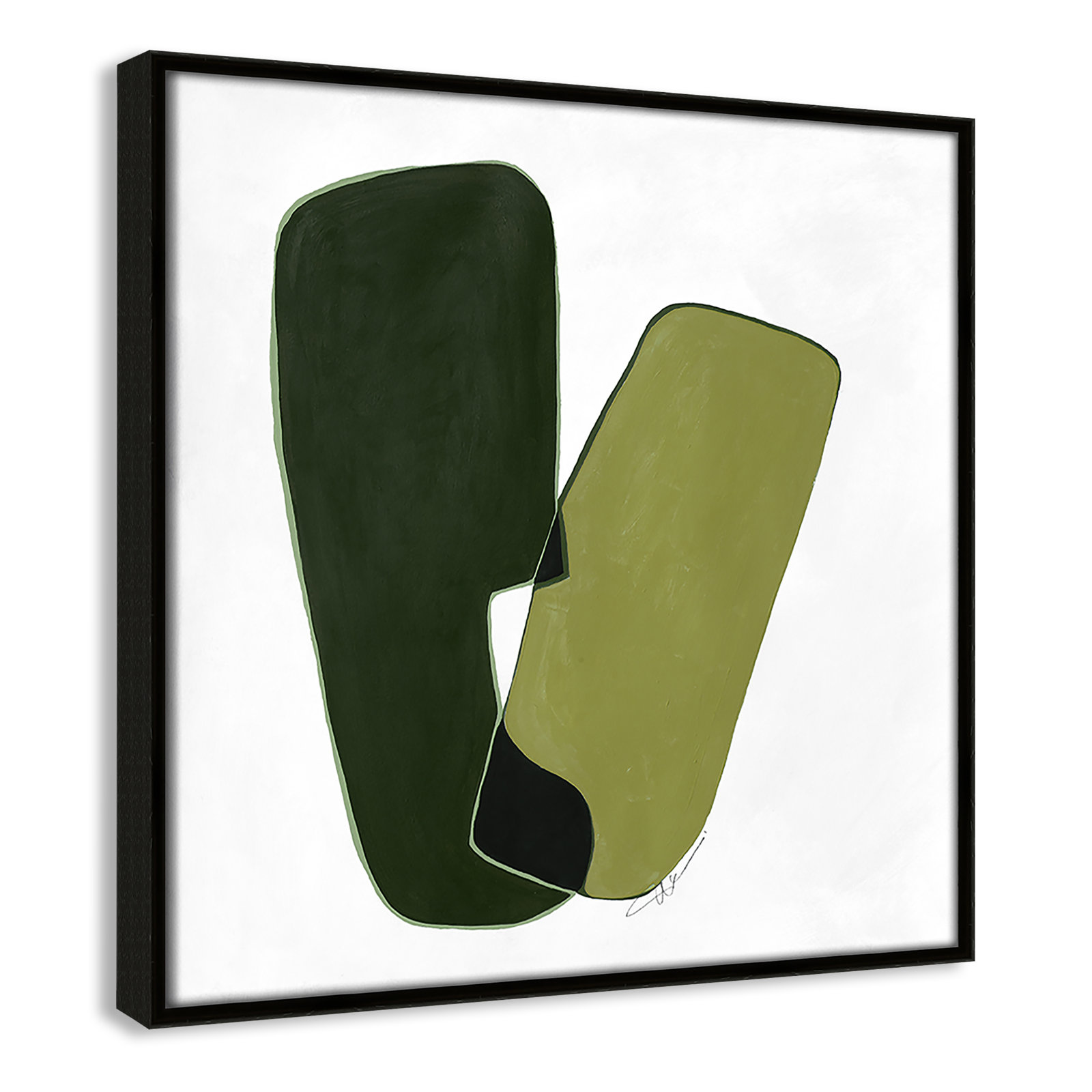 Unity II Print by , Espresso, 13.5" H x 13.5" W